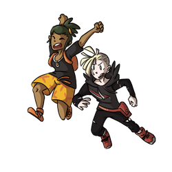 Pokemon UtU : Hau and Gladion