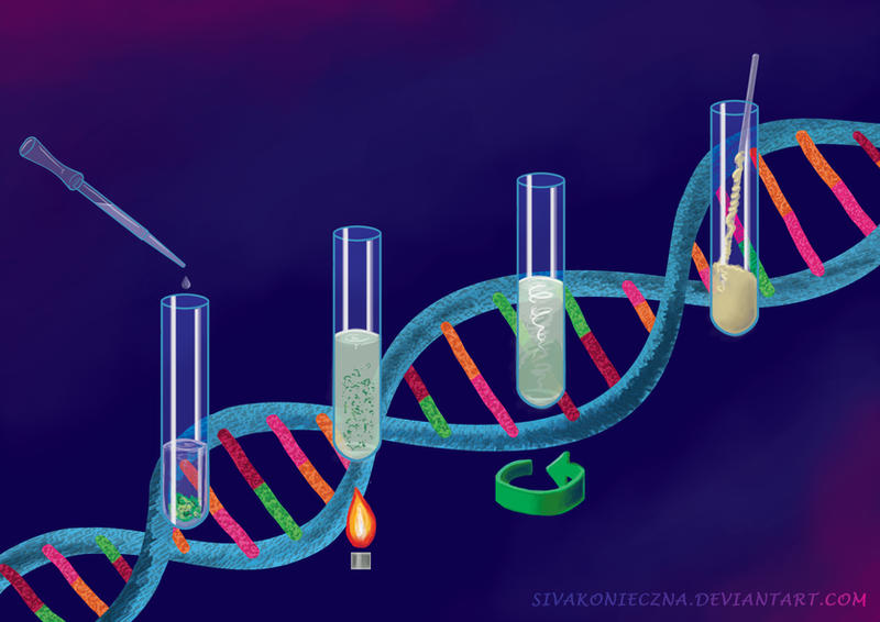 Isolared Dna DNA isolation by SivaKonieczna on DeviantArt