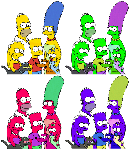 Simpsons Family Pop Portrait