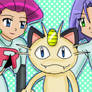 Le trio de la Team Rocket