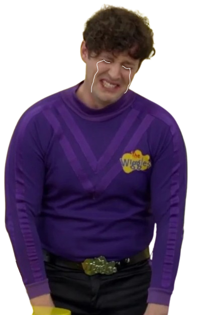 Lachy Wiggle Crying PNG by trevorshane on DeviantArt