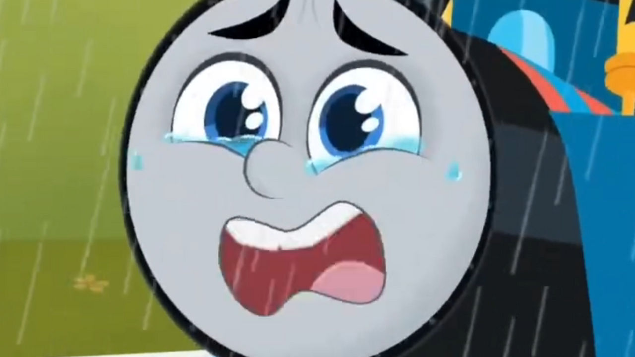 Thomas the Tank Engine Crying Face! by trevorshane on DeviantArt