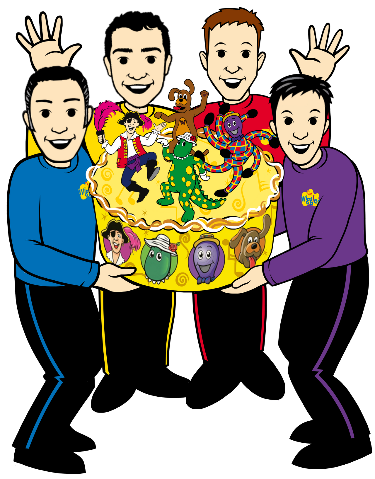 Deviantart 2007 The Cartoon Wiggles Wiggly Party (2007) by trevorshane on DeviantArt