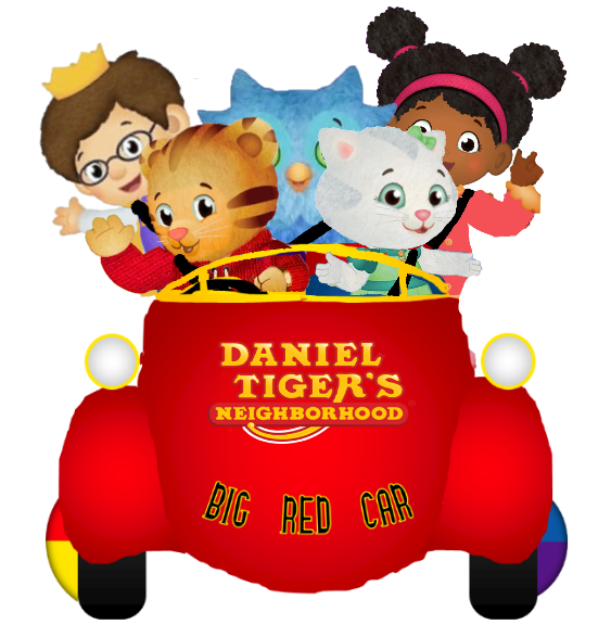 Daniel Tiger Deviantart Daniel Tiger and Friends in the Big Red Car by trevorshane on DeviantArt