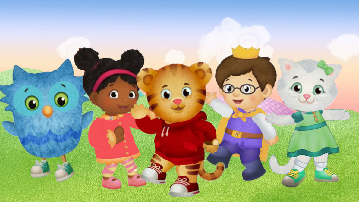 Daniel Tiger Deviantart Daniel Tiger and Friends are Having Fun (Wallpaper by trevorshane on ...