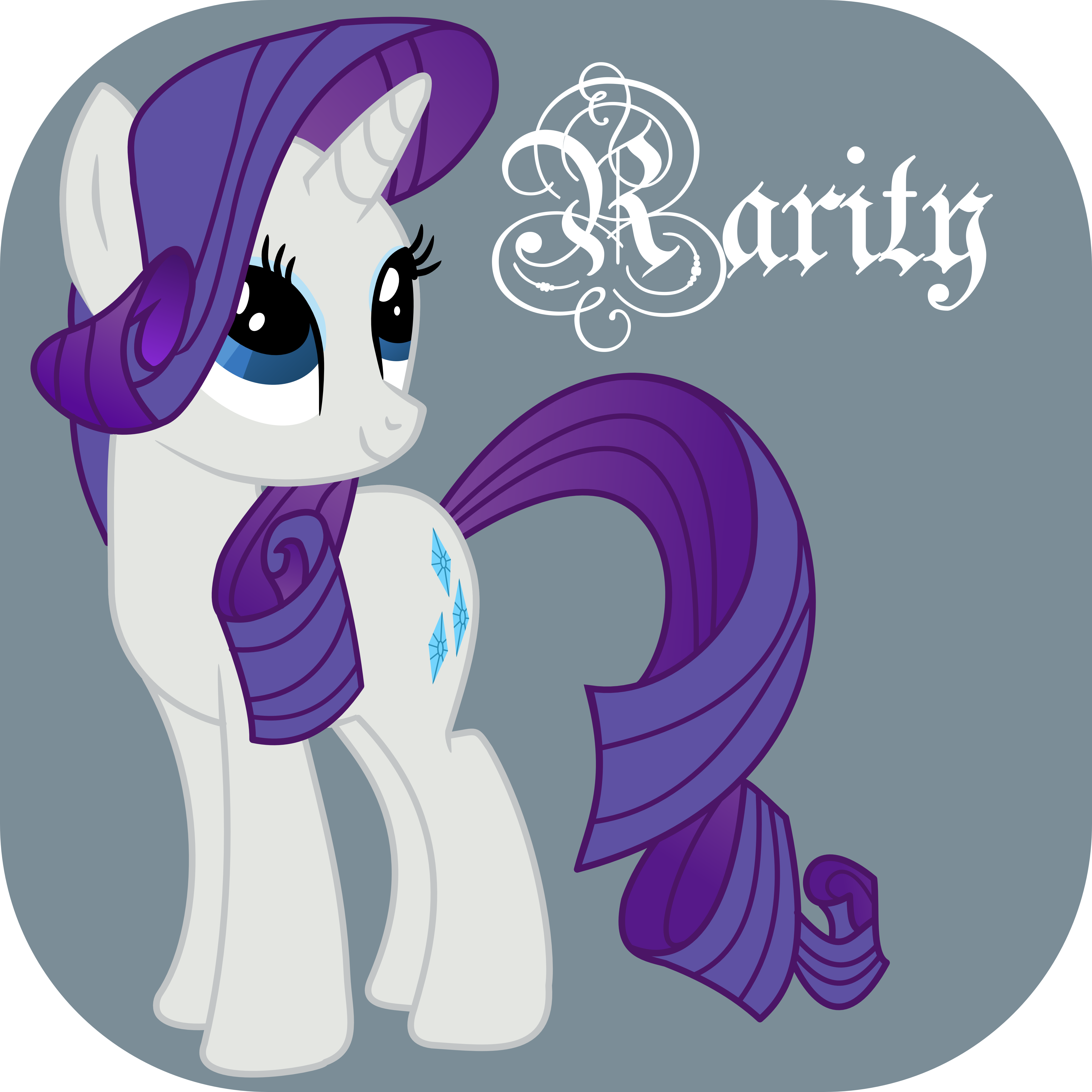 Rarity Icon by awesomeluna on DeviantArt