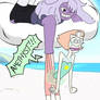 Amethyst Gives Pearl a Wedgie