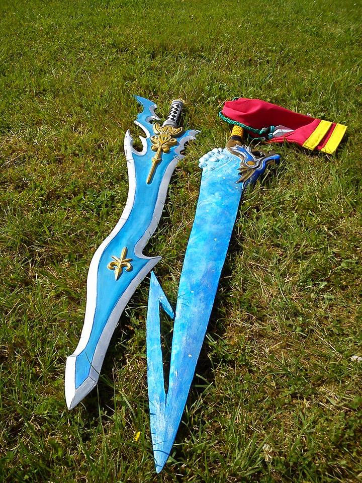 FFX Tidus' swords Ultima and Brotherhood by maximetahon on DeviantArt