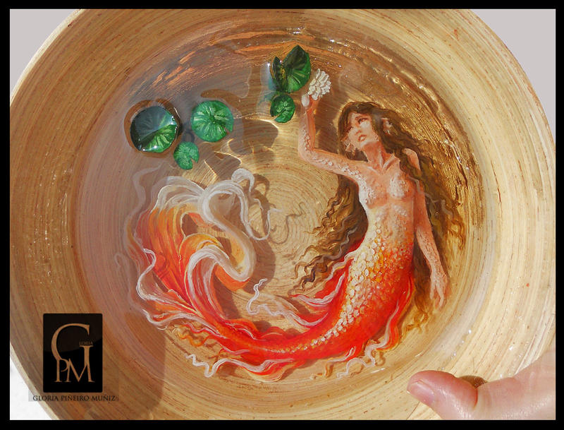 Mermaid in a bowl