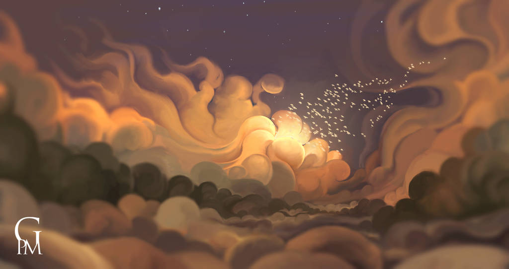 From the clouds by GloriaPM
