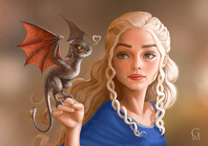 Daenerys and Drogon