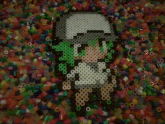 N in perler beads