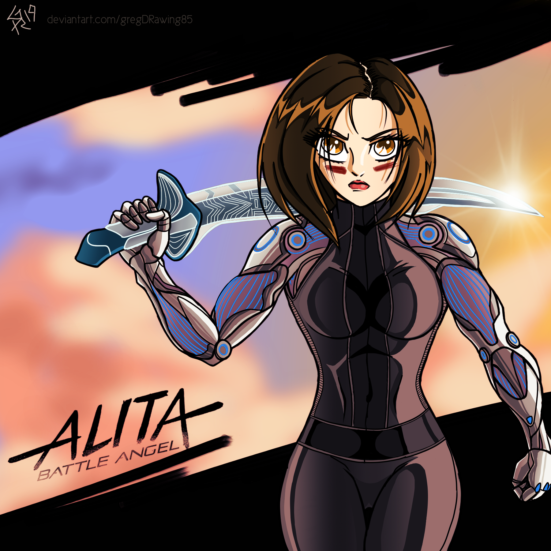 Alita: Battle Angel by gregDRawing85 on DeviantArt