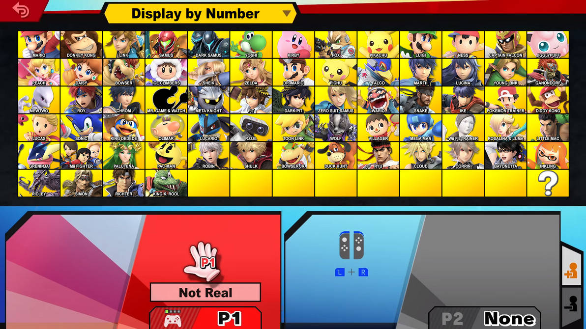 Ssbu Roster Expanded Mockup SSBU Roster by Number (after direct 8.8.18) by Toshiyena on ...
