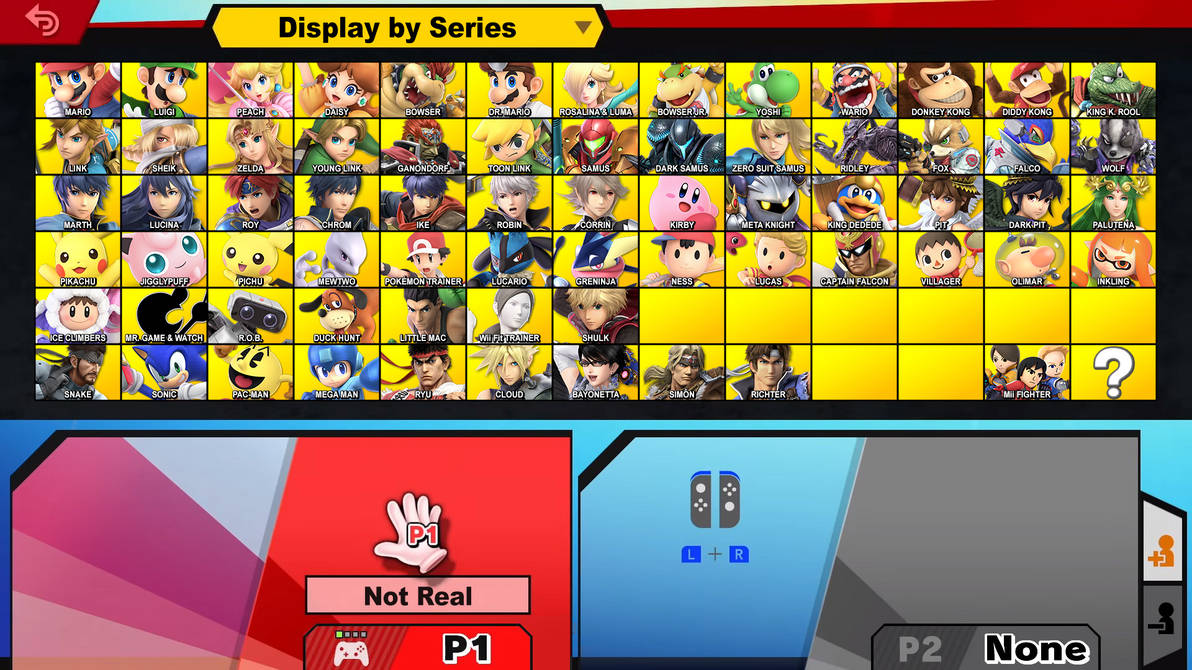 Ssbu Roster Expanded Mockup SSBU Roster by Series (after direct 8.8.18) by Toshiyena on ...