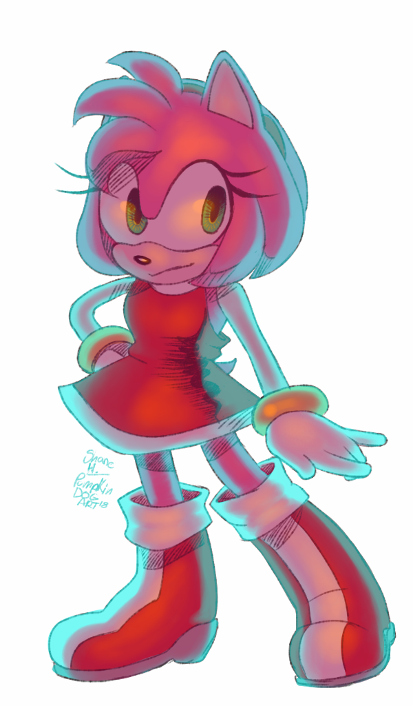 Amy Deviantart Amy Rose by PumpkinDogArt on DeviantArt