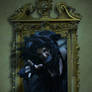 Dark Hallway Mirror