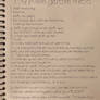 Kindergarten Notes