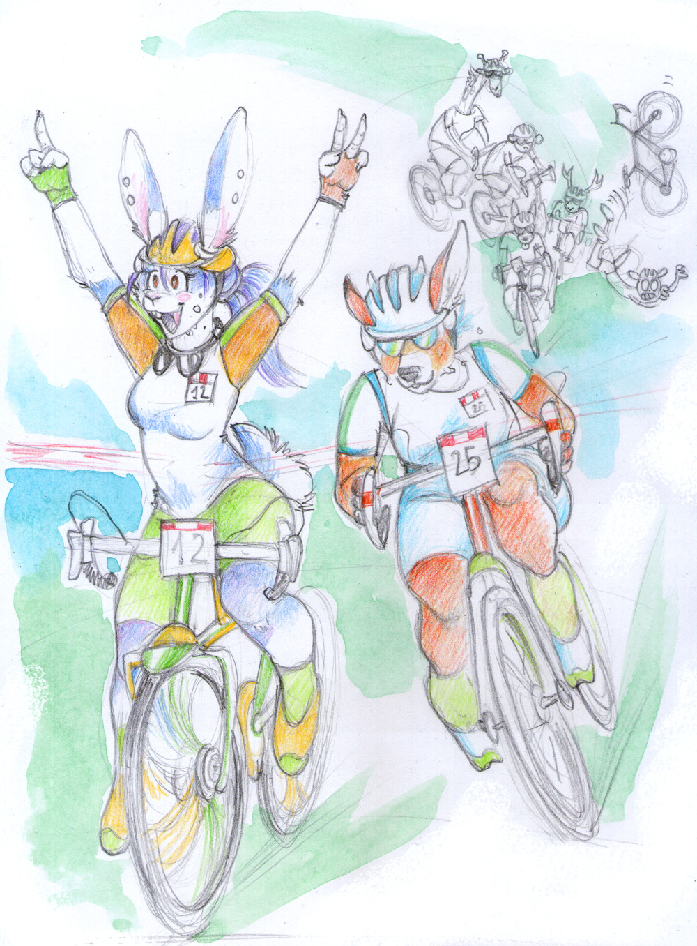 Deviantart Adoptable Rabbit Racer Rabbit race by Sanssouciart on DeviantArt