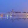 Twilight at Taj and Burning (Cremation) Ghat....