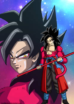 Goku Xeno Ssj4 Poster