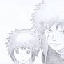 Jiraiya and little Minato