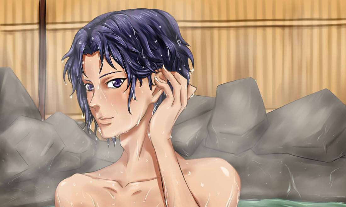 Yukimura at Onsen