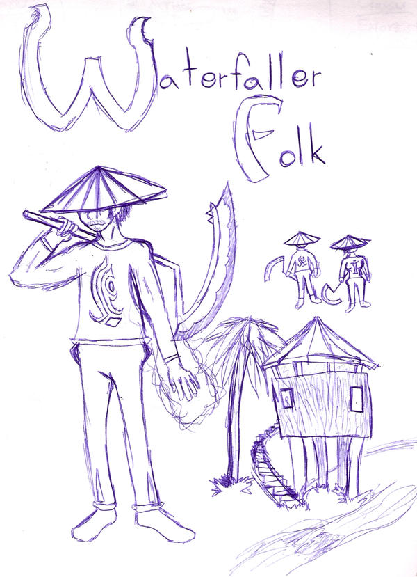 Fallers Draw Waterfaller Folk by aburame0arkana on DeviantArt