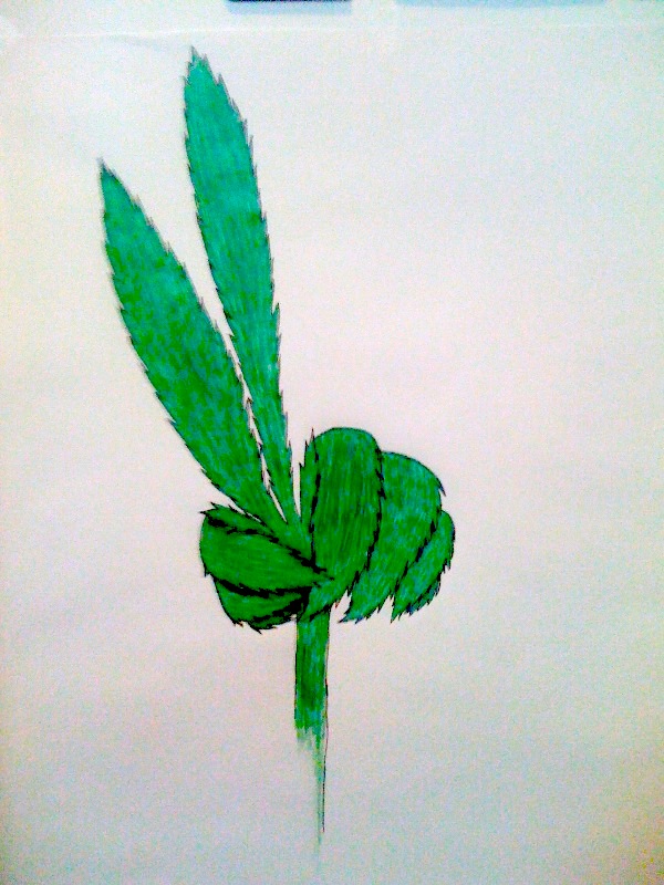 Pot Leaf Peace Sign by aburame0arkana on DeviantArt