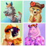 Animal Crossing Faves Set 1