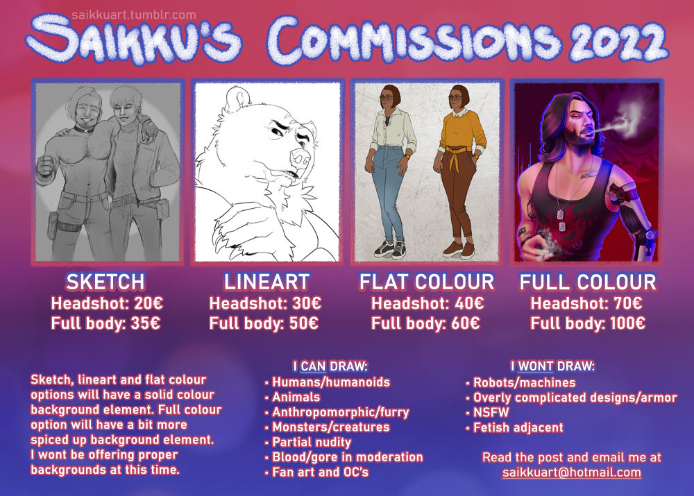 Commission info 2022