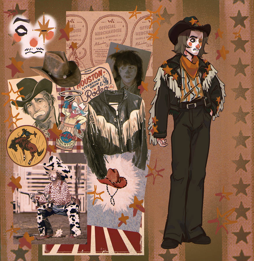Comic Rodeo Costumes rodeo clown outfit by Kotsup on DeviantArt