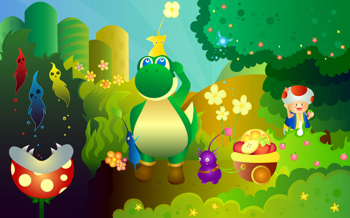 Nintendo Forest by shiropanda Nintendo Forest by shiropanda