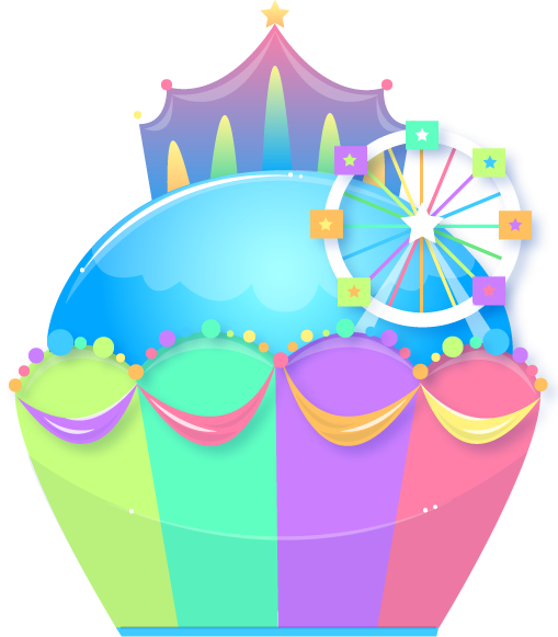 Funfair Cupcake