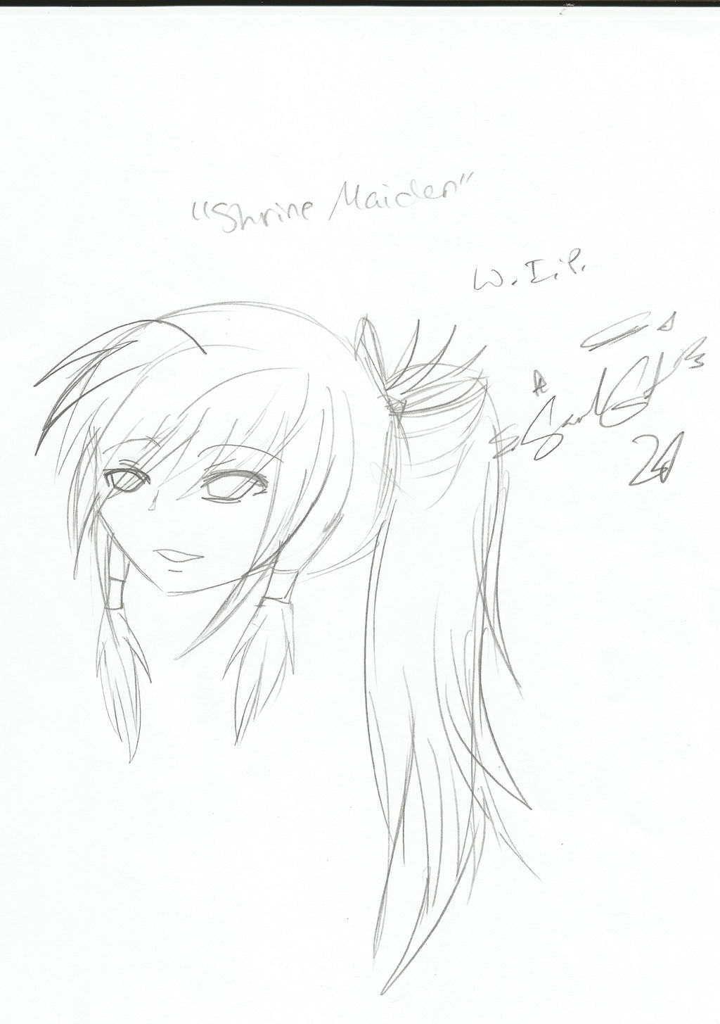 The Shrine Maiden by PrincessEmoKitten on DeviantArt