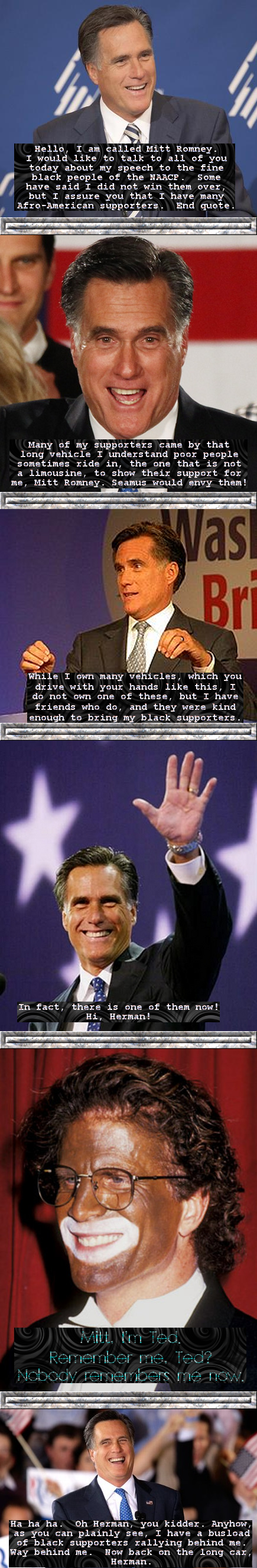 Mitt Romney Reaches Out To Black People