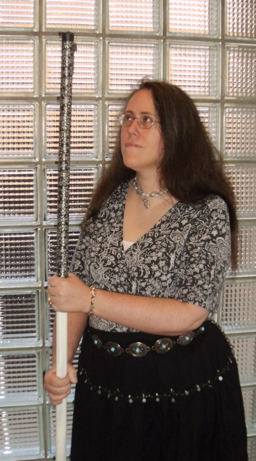 Rachel with Gothic Victorian Staff 1