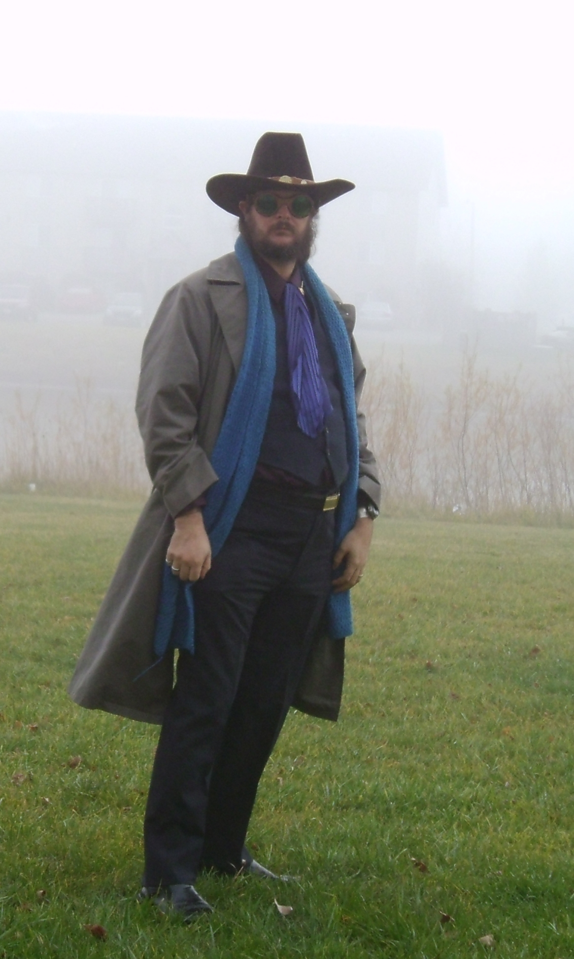 Steampunk Cowboy in the Fog 7