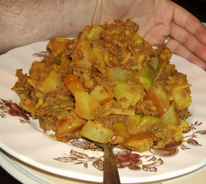 Chayote-Pear Hash