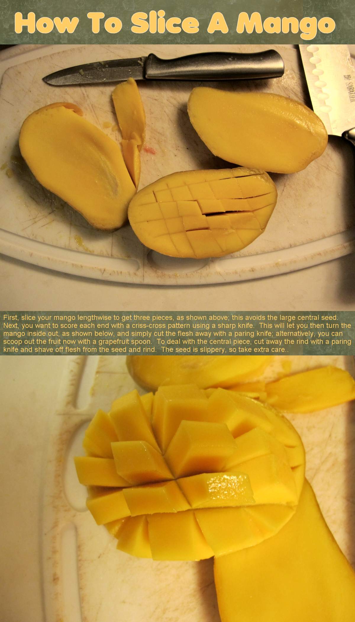 How To Slice a Mango