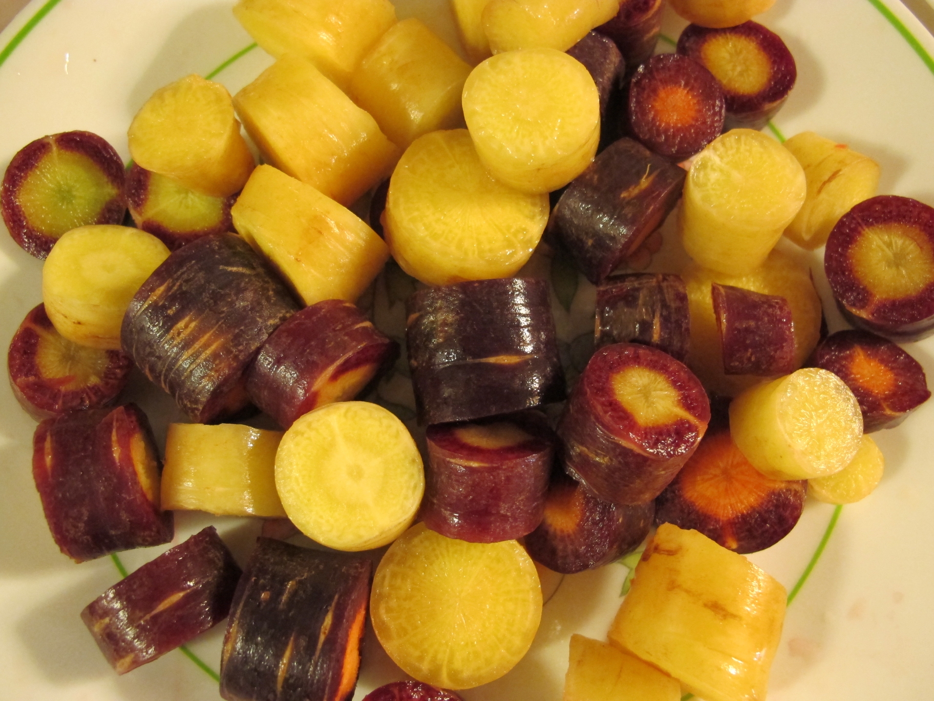 Purple and Yellow Carrots 3