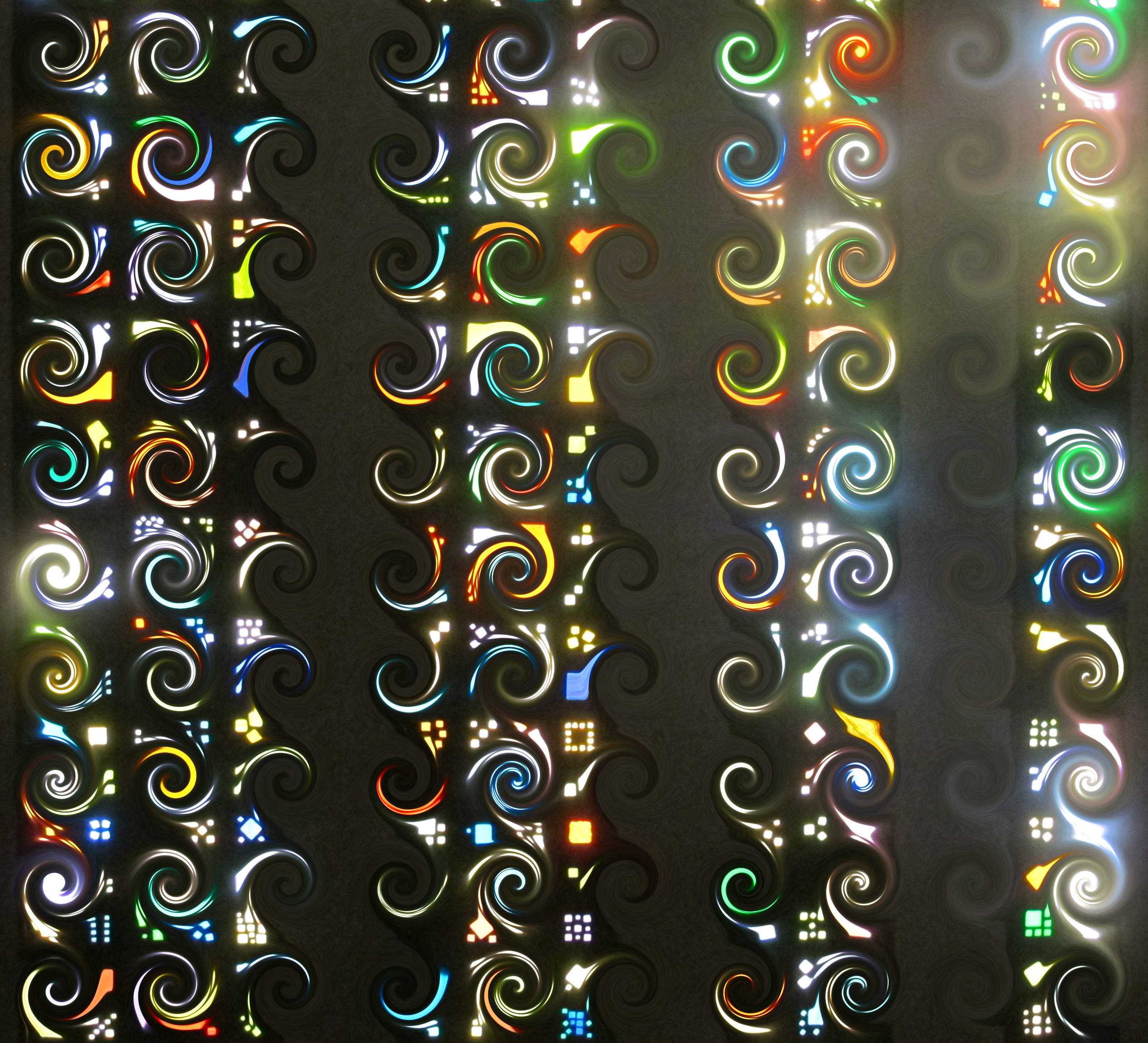 Lite-Brite Maxtrix Swirls