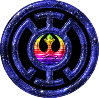 Blue Lantern Resistance Symbol 2 by Windthin
