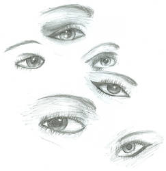 eye sketches