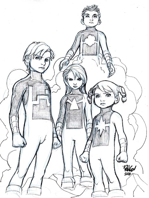 Power Pack by Ben Dunn by Curious4ever on DeviantArt