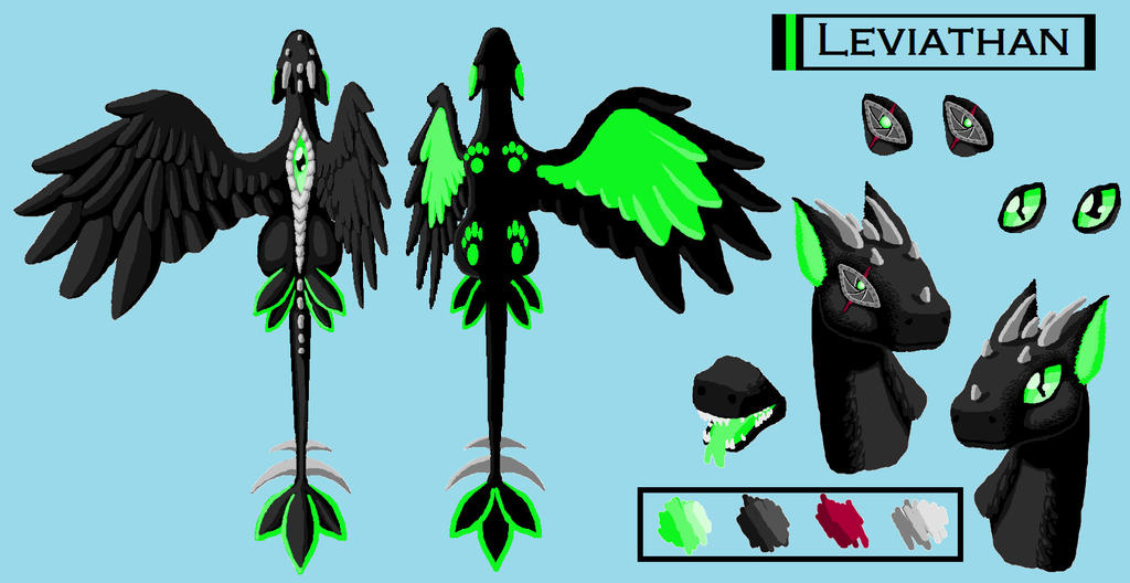 Ref Sheet of Leviathian by XenophonDraike on DeviantArt