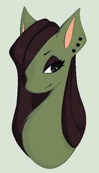 Amela-xD Pony Headshot Commsion