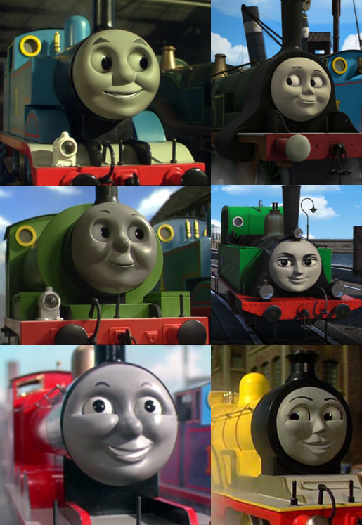 Steam Engine Trio and their crushes by nes2155884 on DeviantArt