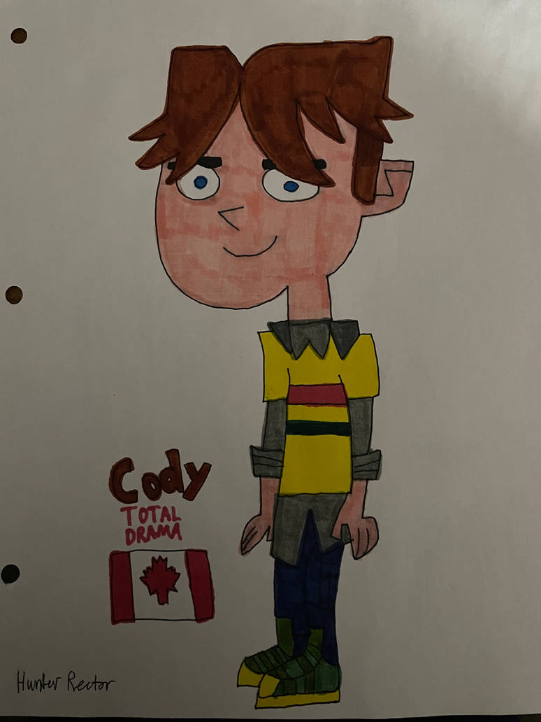 My Drawing of Cody (Total Drama) by PandaFan1999 on DeviantArt
