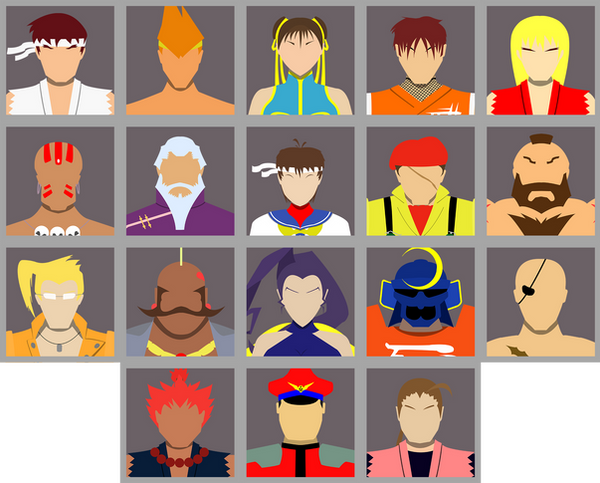 Select Your Character: Street Fighter Alpha 2 by FGVectors on DeviantArt